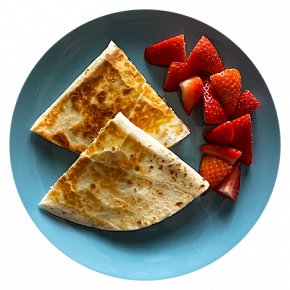 Black Bean Quesadillas with Avocado