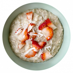 Strawberry Coconut Oatmeal