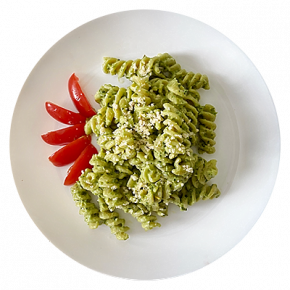 Pasta vegana de aguacate