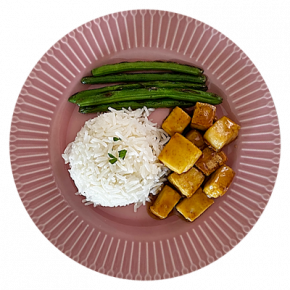 Tofu Glaseado en Miel