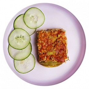 Lasaña vegana de berenjena