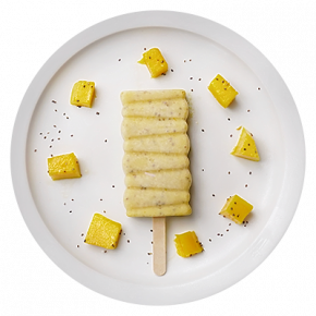 Paletas de mango y chía