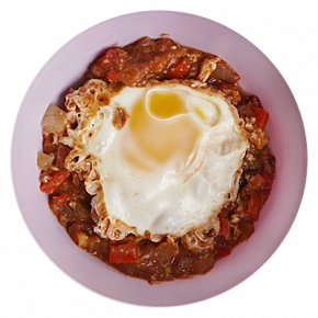 Huevos rancheros para bebé