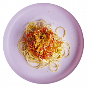 Pasta marinara (sin lácteos)