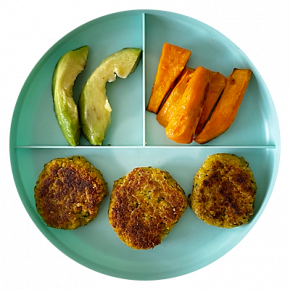 Nuggets de garbanzo y vegetales