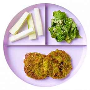 Tortitas de quinoa y vegetales