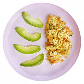Baby Veggie Scramble