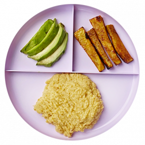 Hummus and Cinnamon Sweet Potato Fries