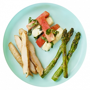 Baby Baked Chicken and Caprese