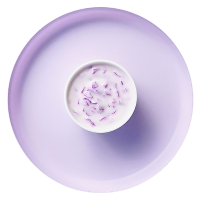 Repollo morado y yogur