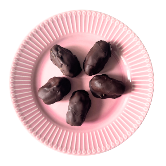 Chocolate Covered Peanut Butter Dates