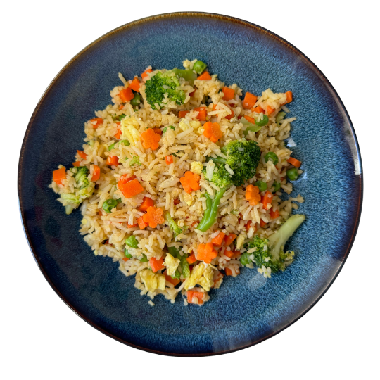 Arroz frito sano