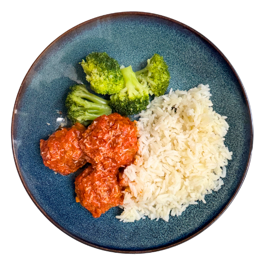 Albóndigas llenas de vegetales
