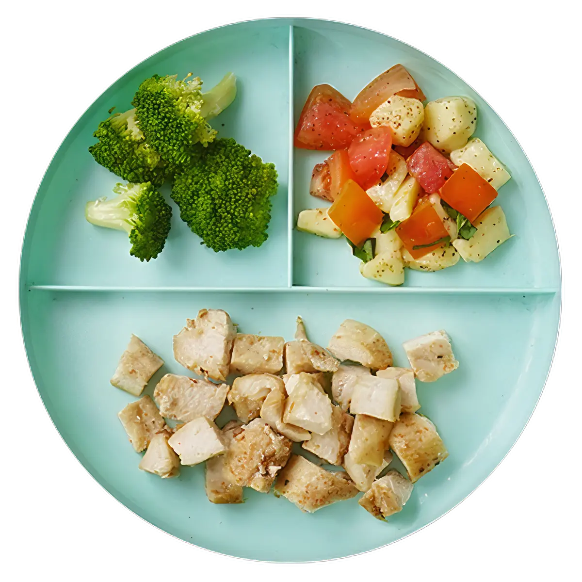 Pollo horneado con caprese