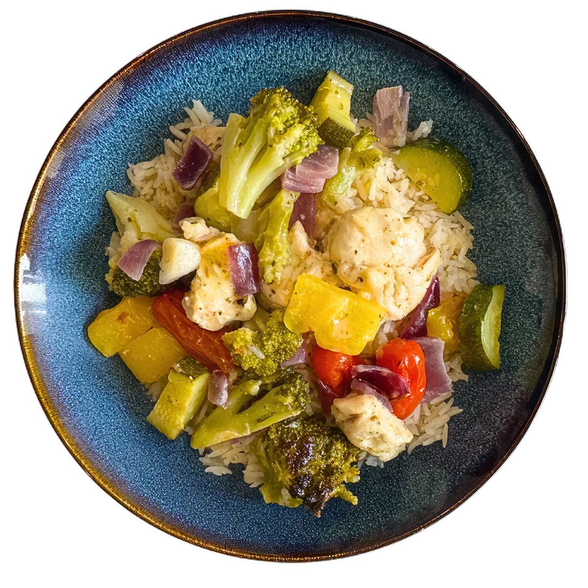 Baked Feta Chicken and Veggies