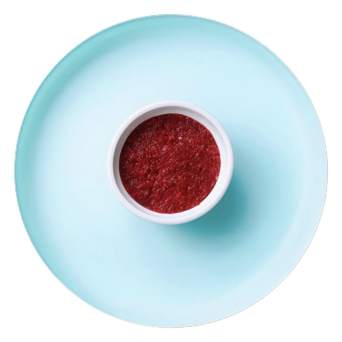 Puré de remolacha y quinoa