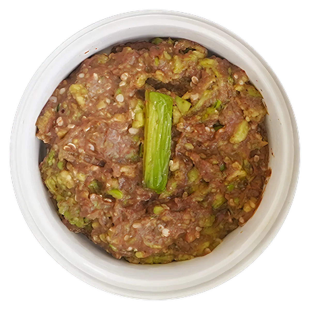 Guacamole de frijol negro y semillas de cáñamo