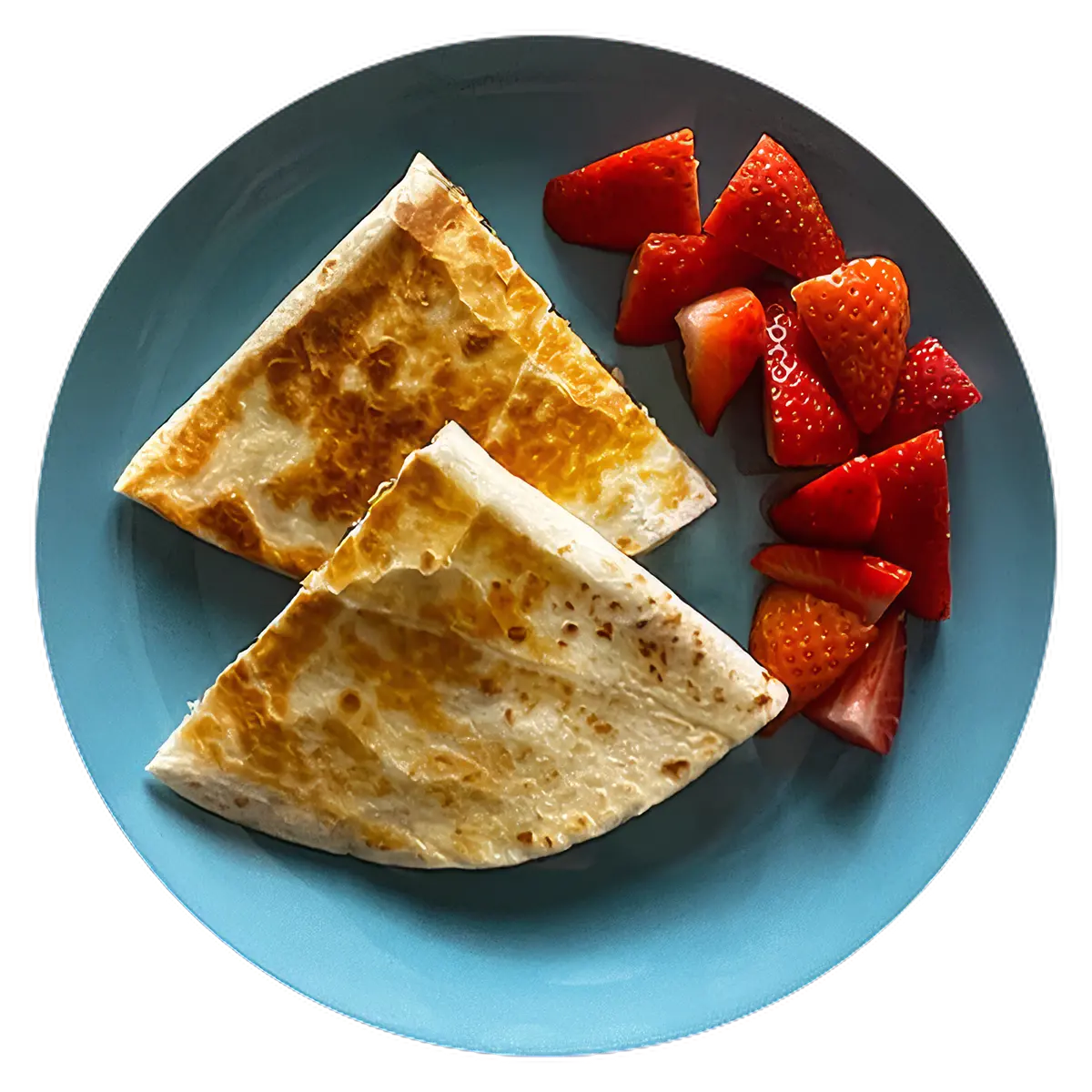 Quesadillas de frijoles negros con aguacate (gf)