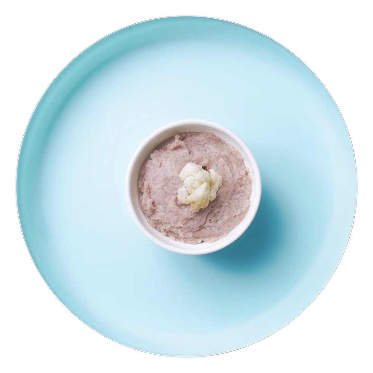Puré de cordero y coliflor