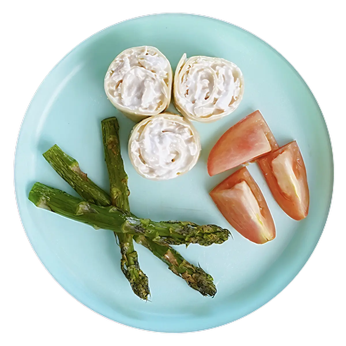 Rollitos de ensalada de pollo