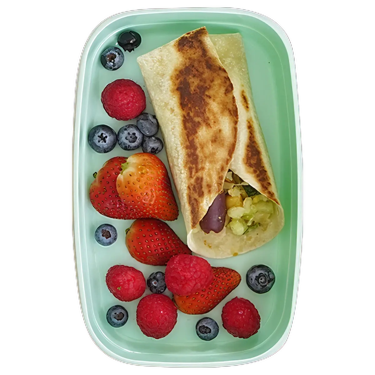 Chickpea and Cucumber Burrito