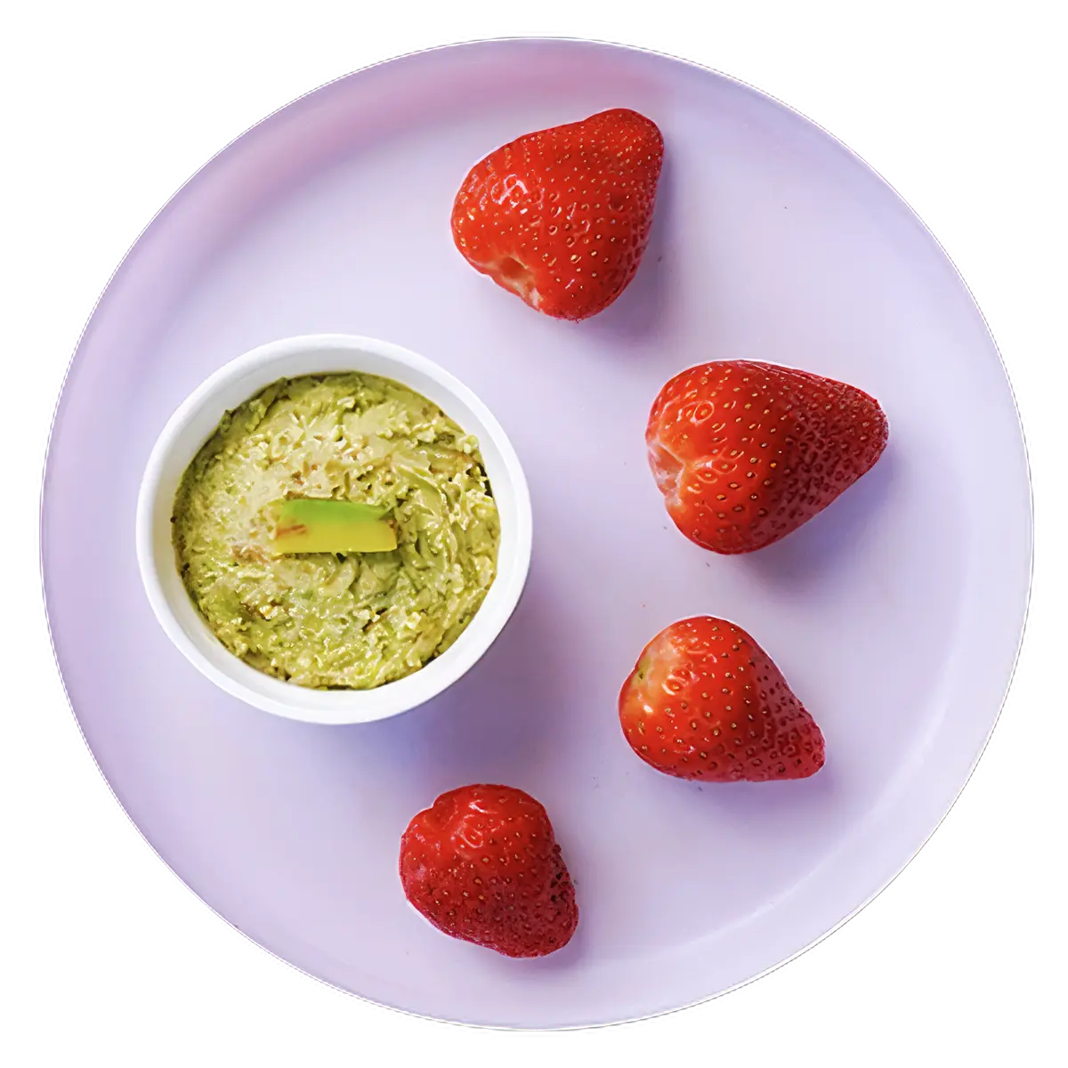 Puré de huevo y aguacate