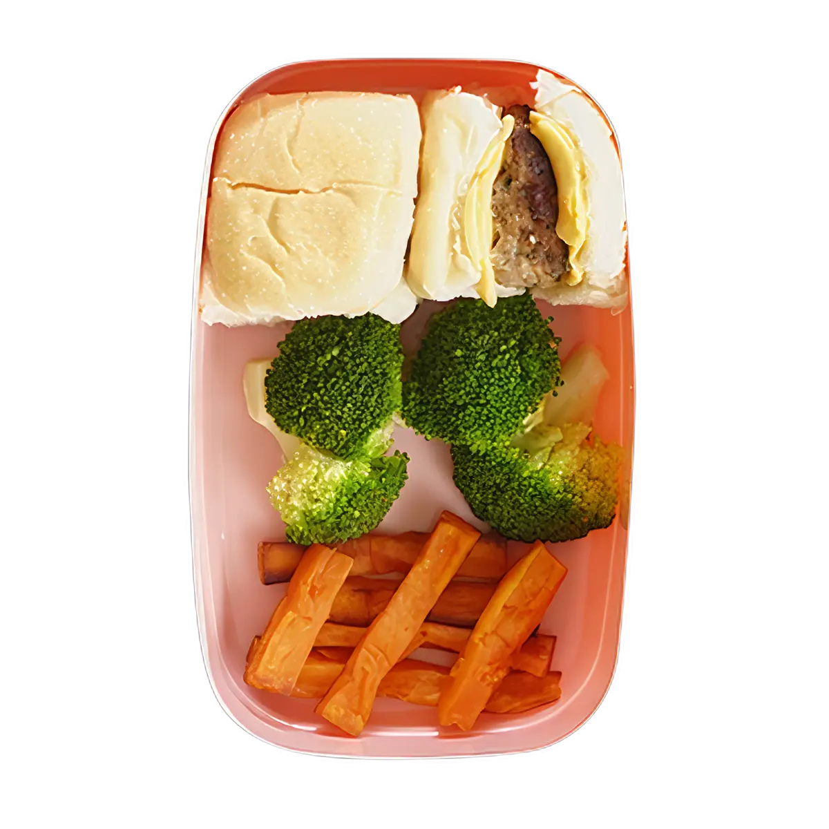 Mini Sliders and Veggies