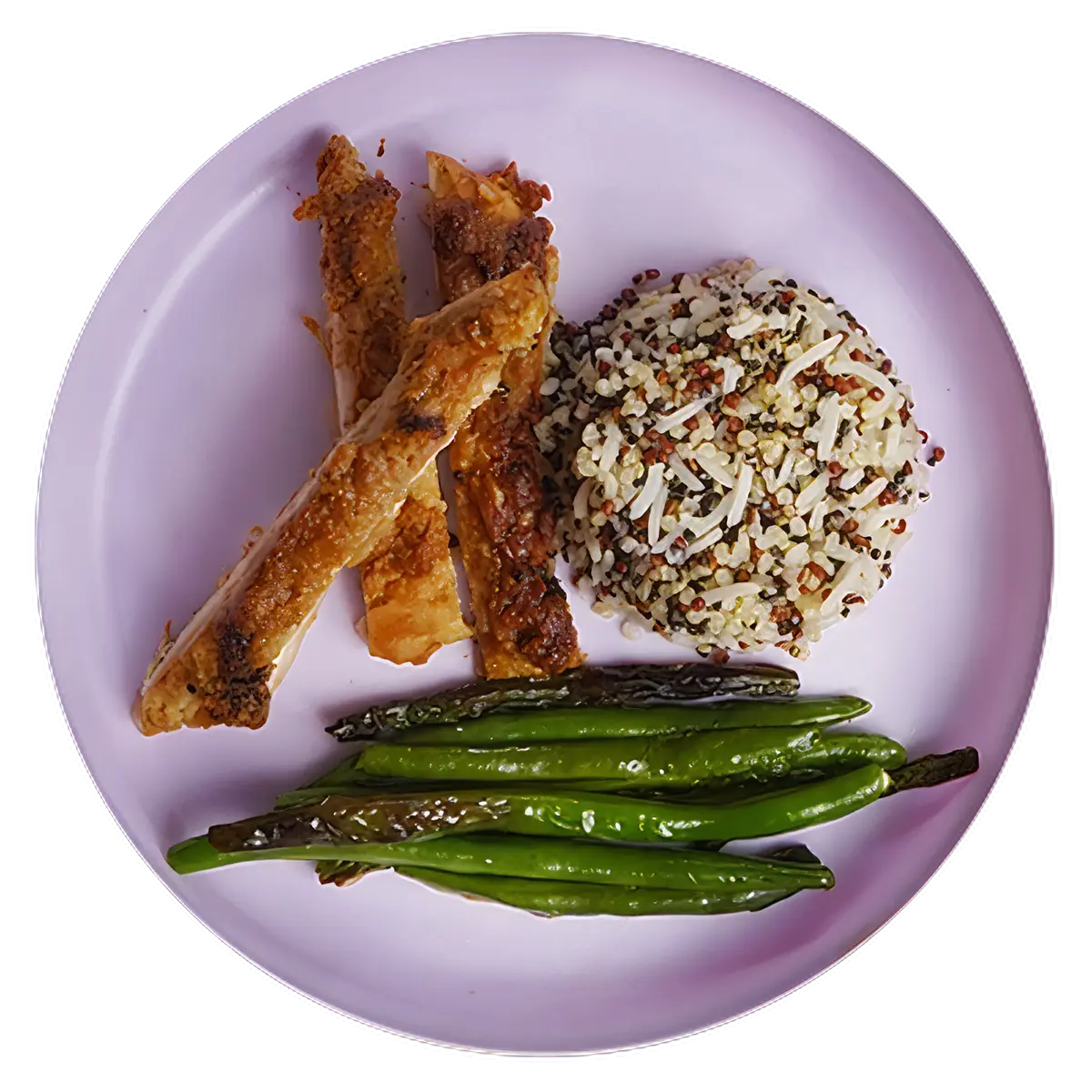 Miso Chicken with Quinoa Rice and Green Beans