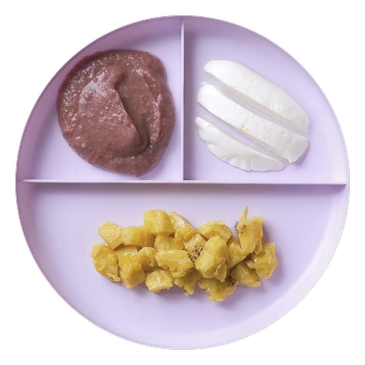 Plantain, Beans and Mozzarella Cheese