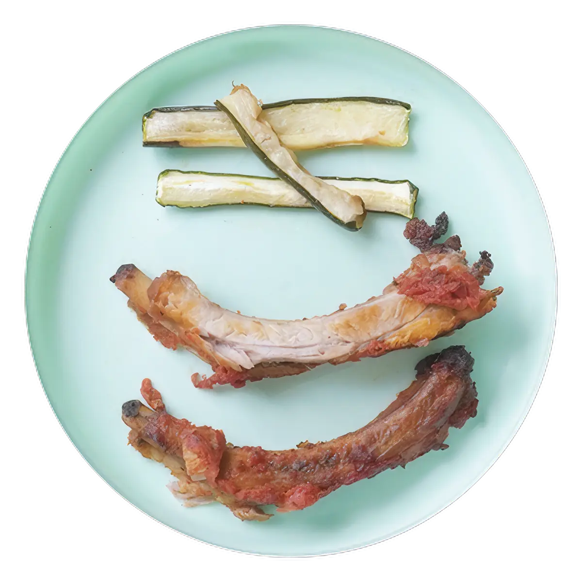 Pork Spare Ribs and Zucchini