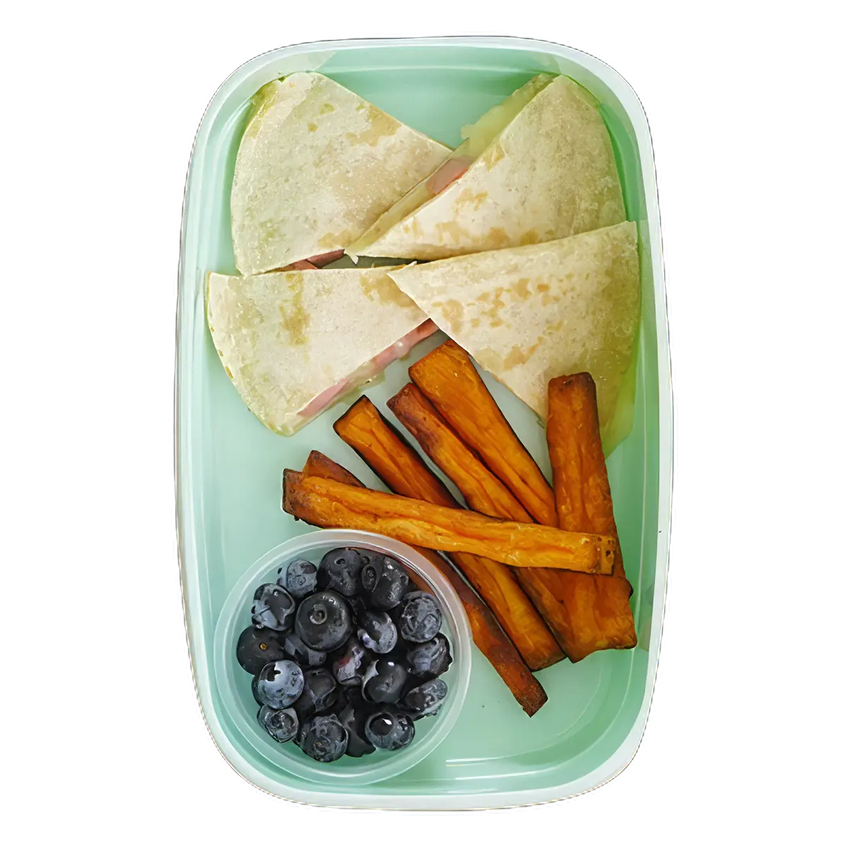 Quesadilla with Sweet Potato Fries