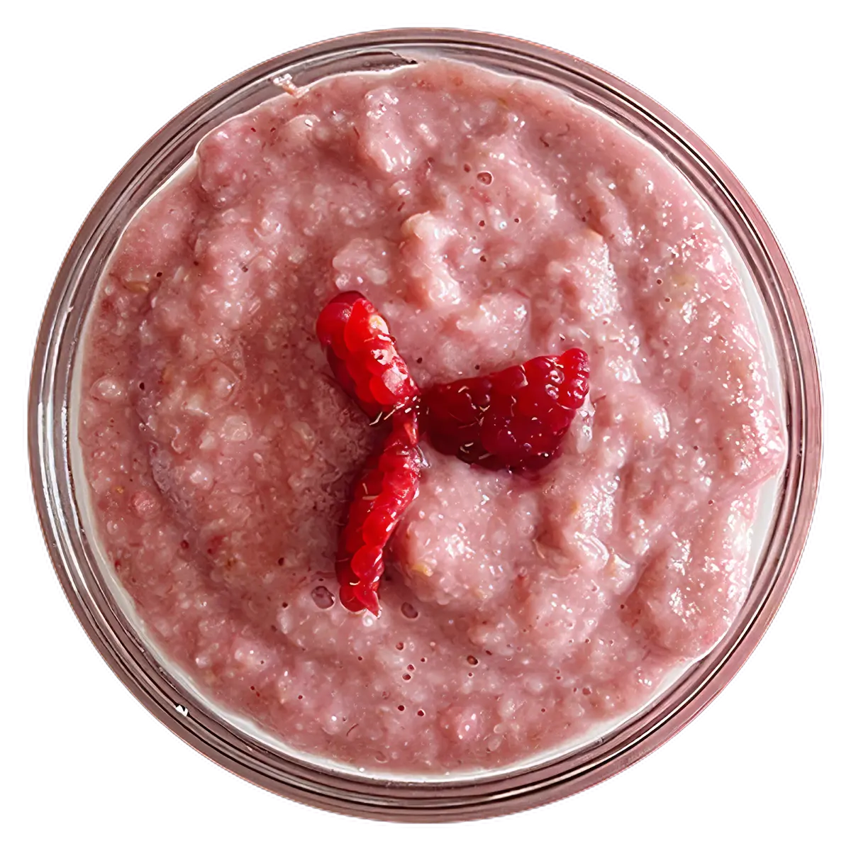 Raspberry Apple Oatmeal
