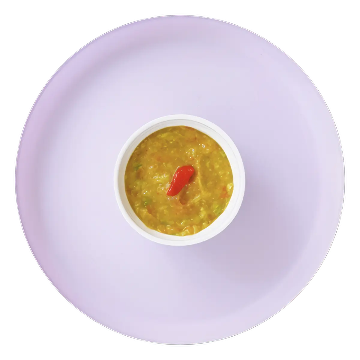 Red Bell Pepper and Avocado Purée