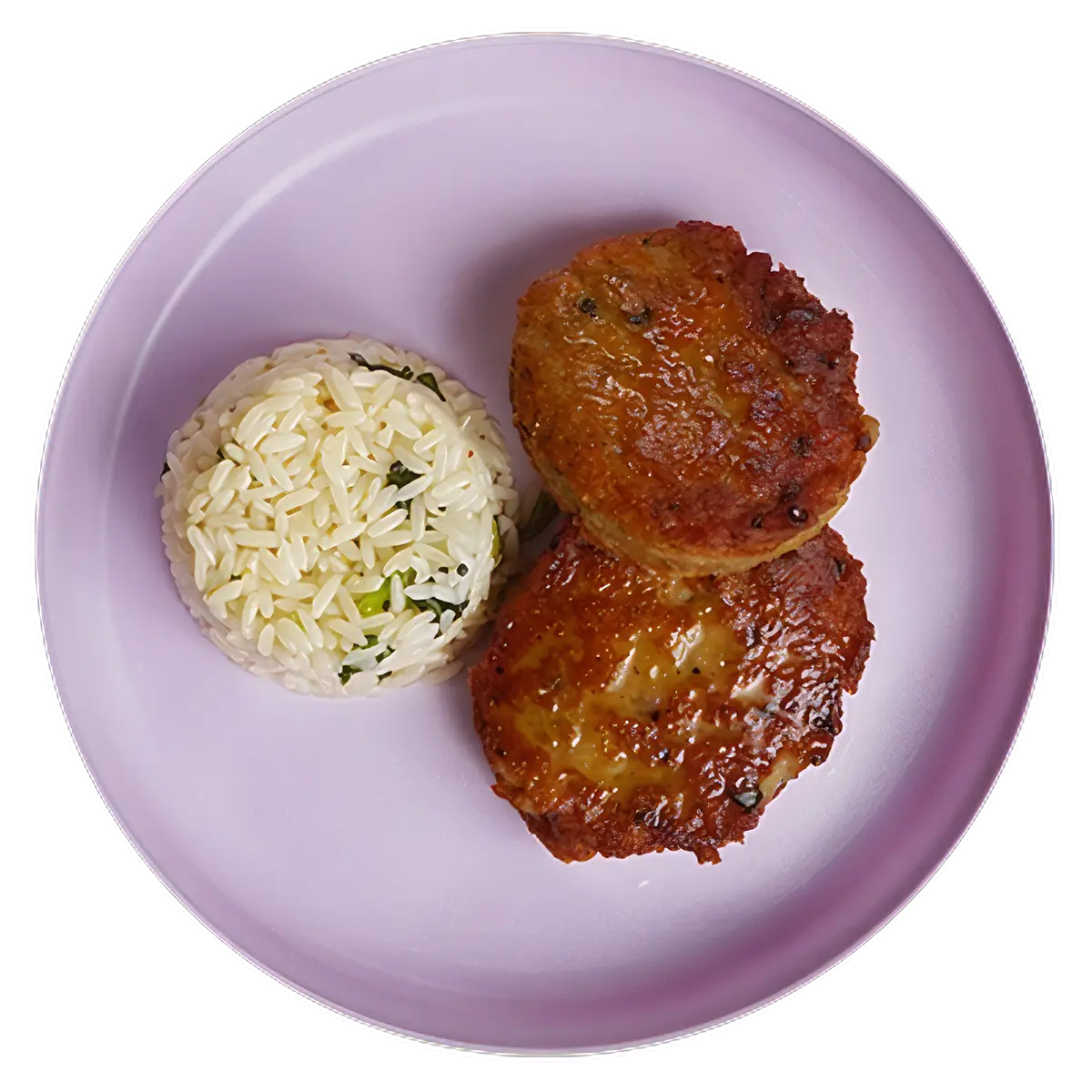 Salmon Patties with Cilantro Lime Rice