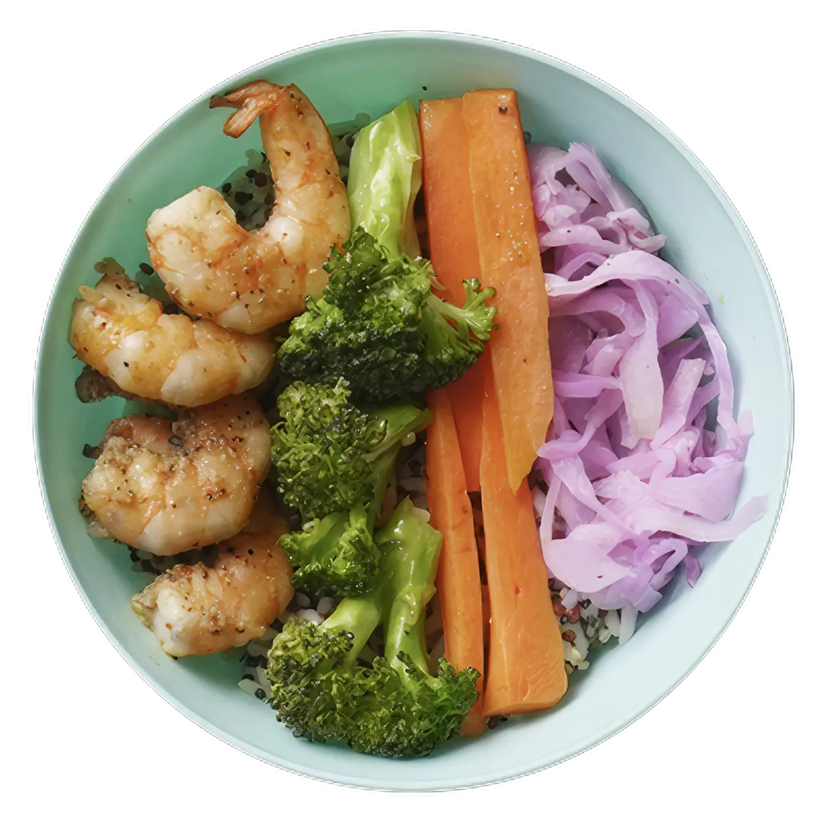Shrimp and Veggie Bowl