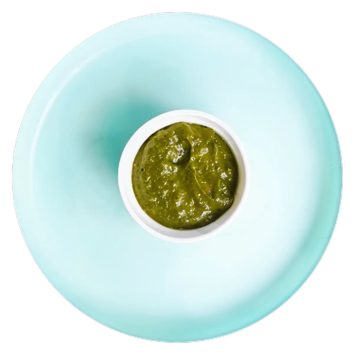 Puré de espinaca y frijoles