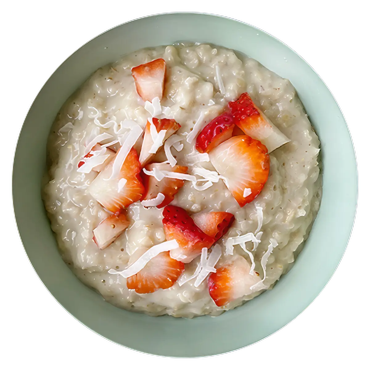 Avena de fresa y coco