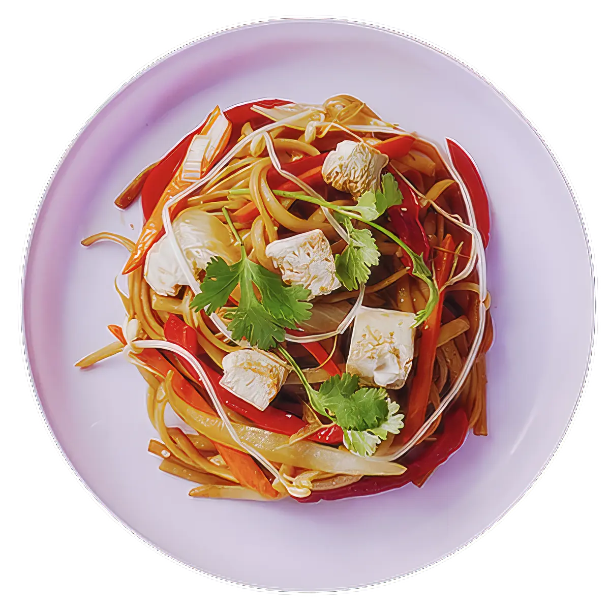 Tofu Vegetable Low Mein
