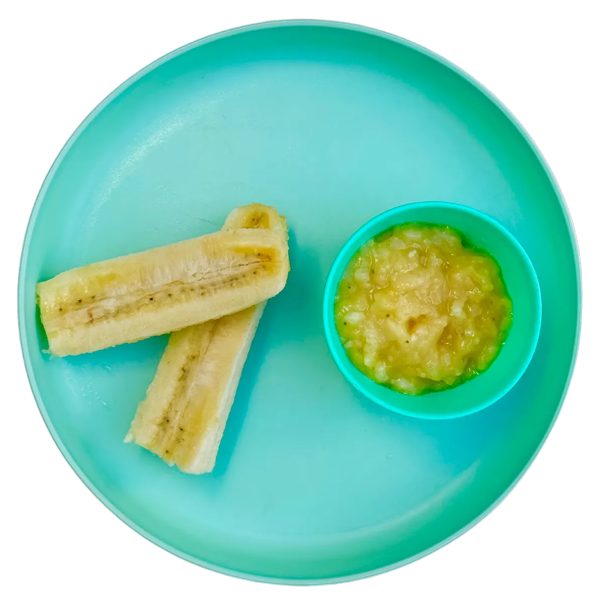 Banano de dos maneras