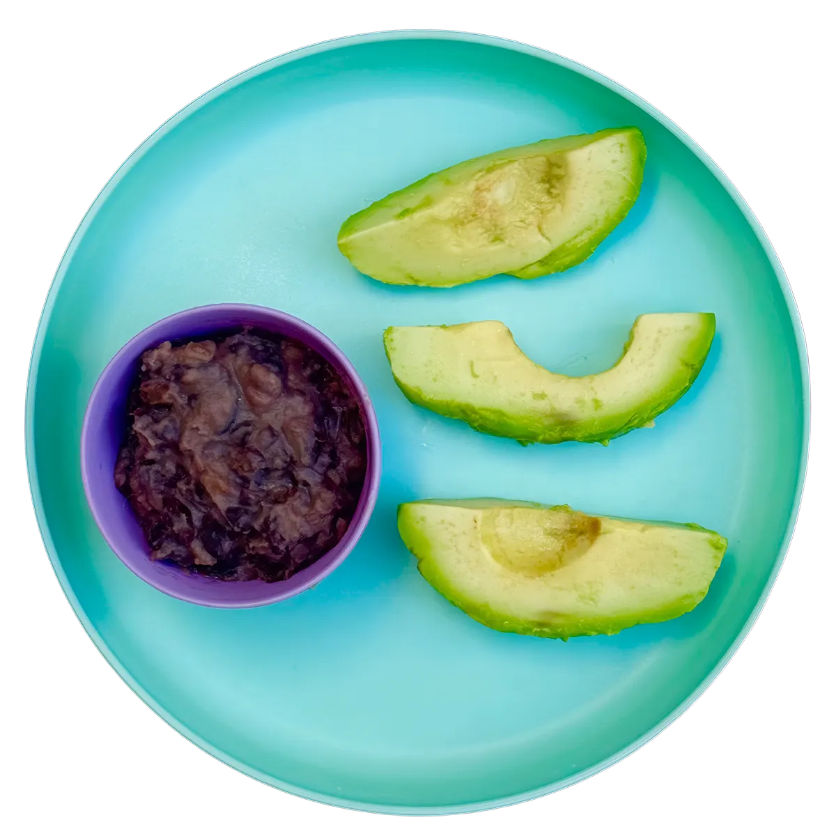 Puré de Frijoles y Aguacate