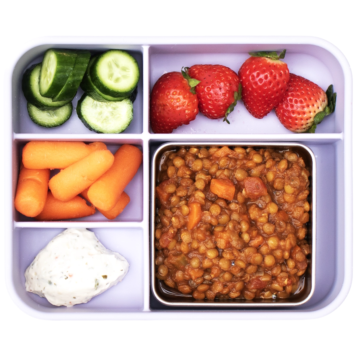 Hearty Lentil Vegetable Soup Lunchbox